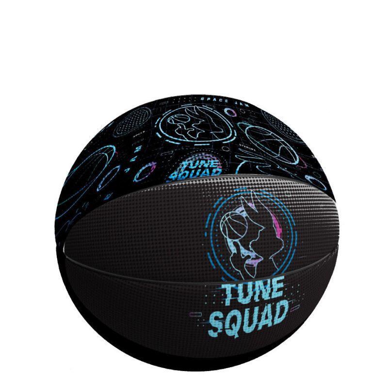Pelota Dribbling Basket SPACE JAM No.7 Negro - Celeste