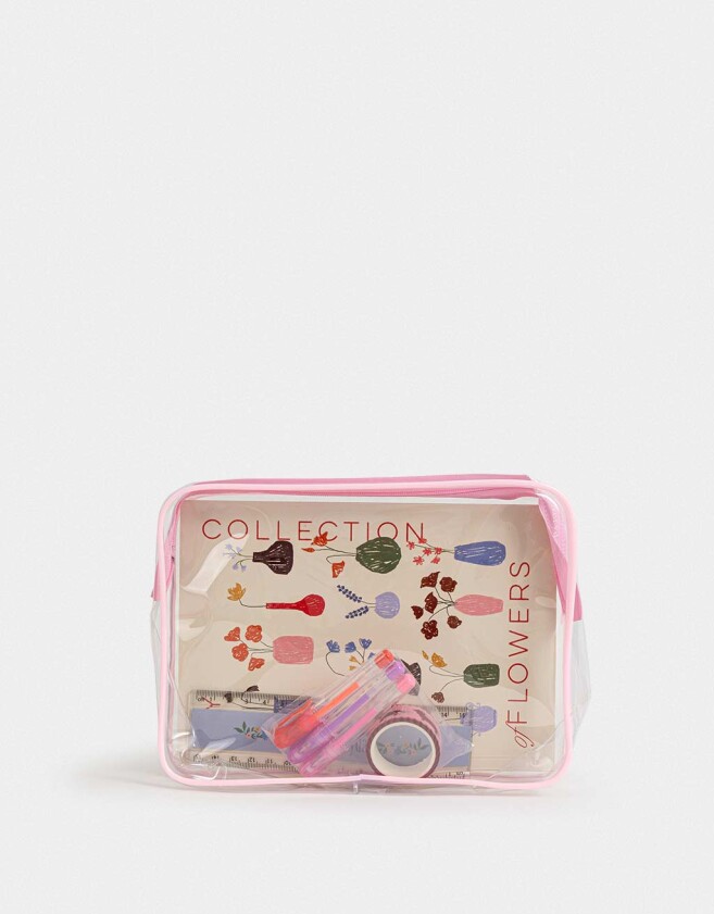 Librería Sets PVC Set De Librería Con Cuaderno A5 En Pouch - Combinacion Multicolor