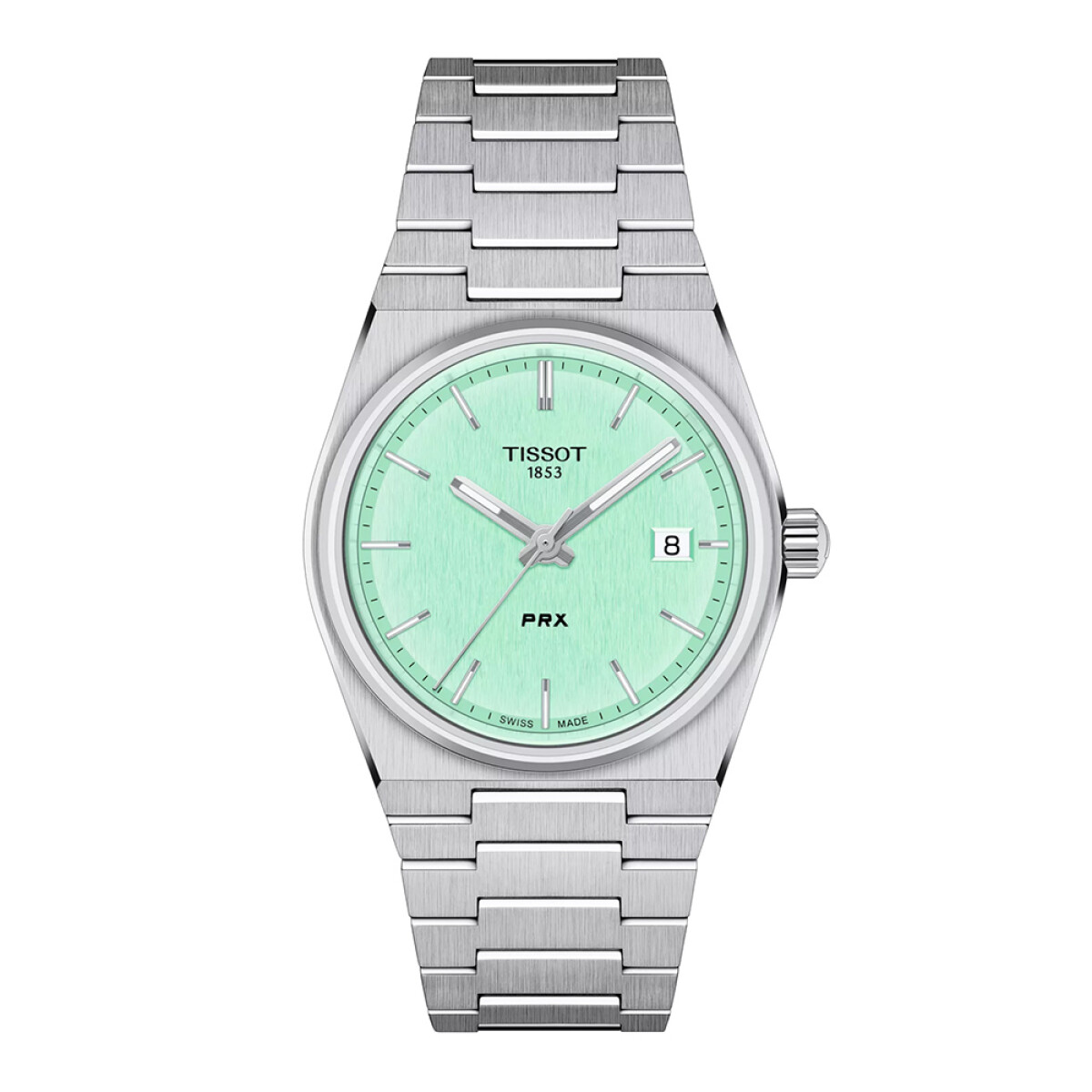 Reloj Tissot PRX 35MM con esfera verde agua 