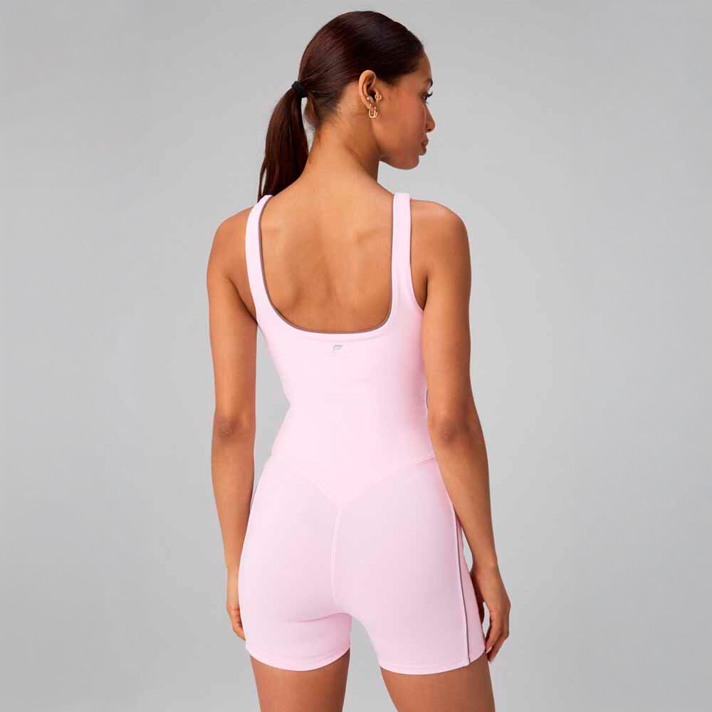 Enterizo On-The-Go Short 4 Mujer Soft Pink/mushroom Mauve