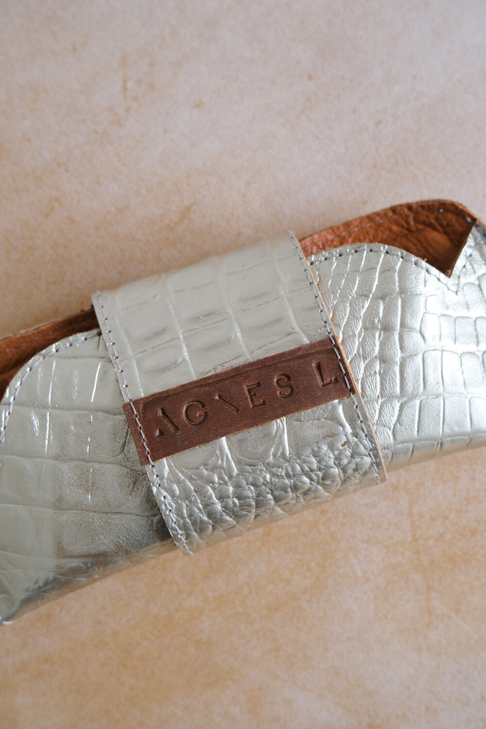 Estuche Lentes Crocco Champagne