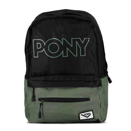Pony Mochila Soho Gris-Negro