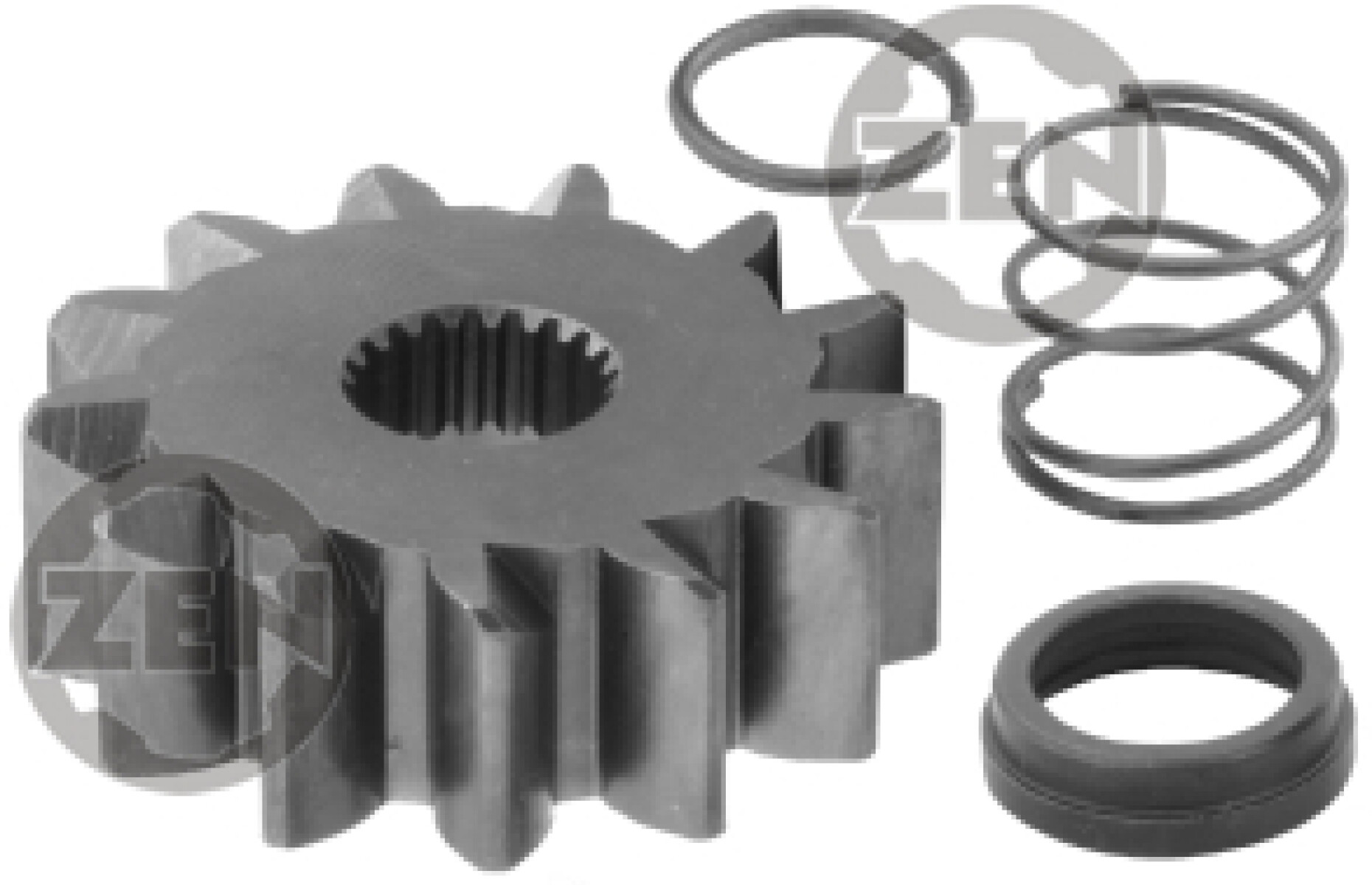 BENDIX ARRANQUE - PIÑON 13D CON SEGURO MITSUBISHI ZEN 