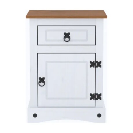 Promo Juego de Dormitorio Linea Naturale + Sommier 2 plazas Hamptons Hybrid Bronze BLANCO