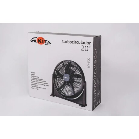 Ventilador Turbocirculador de Piso Akita 90W NY-500 20¨ 001