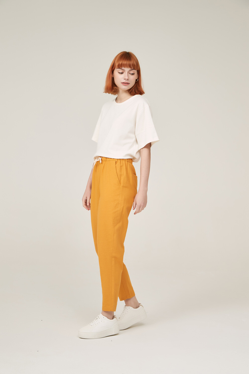 Pantalon Crispulo Mostaza