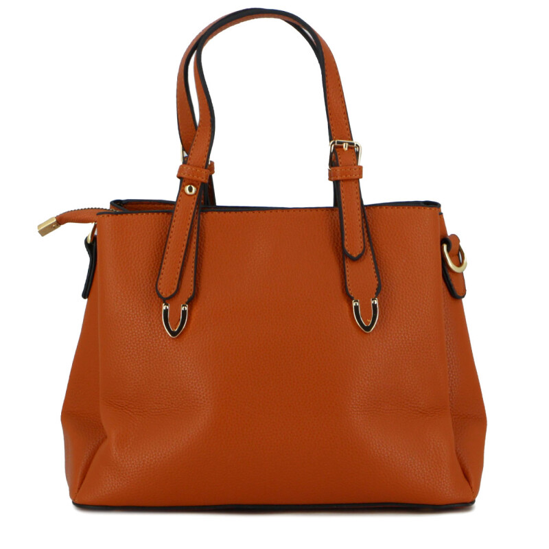 Darkness Cartera C/correa Larga-corta Y Monedero Marron