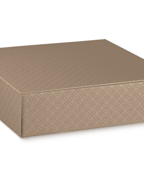 Caja rígida 4 botellas 34x37x9 - 37256 - MATELASSE CUOIO Caja rígida 4 botellas 34x37x9 - 37256 - MATELASSE CUOIO