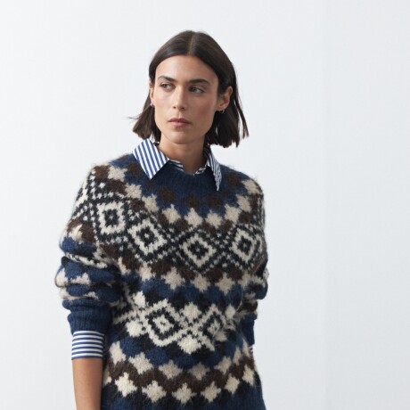 SWEATER SIRO Azul Oscuro
