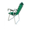Silla plegable aluminio nacional Verde