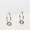 Aros Argollas De metal Argollas Con Arandelas - Plateado