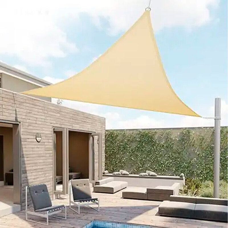 Toldo vela triangulo impermeable 5x5x5 mts ARENA