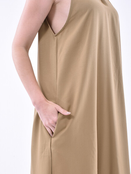 VESTIDO MARTA TOSTADO