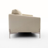 SOFA 2 CUERPOS - 100% CUERO - MODELO SANTIAGO - COLOR PERLA - PATAS CHAMPAGNE SOFA 2 CUERPOS - 100% CUERO - MODELO SANTIAGO - COLOR PERLA - PATAS CHAMPAGNE