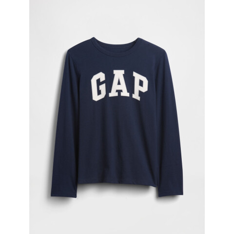 V-FRCH LS LOGO TEE TAPESTRY NAVY
