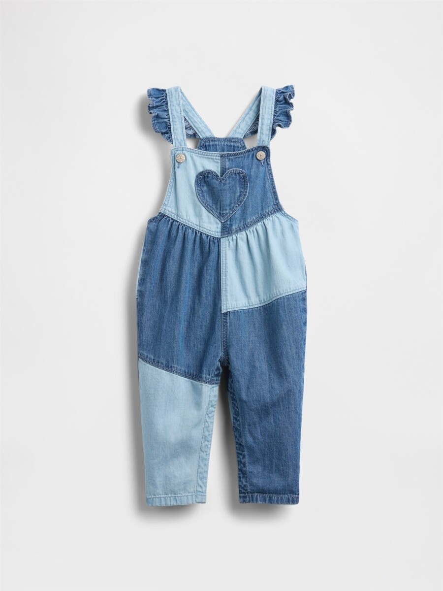 Enterito Corazón Bebé - True Indigo Colorblock 