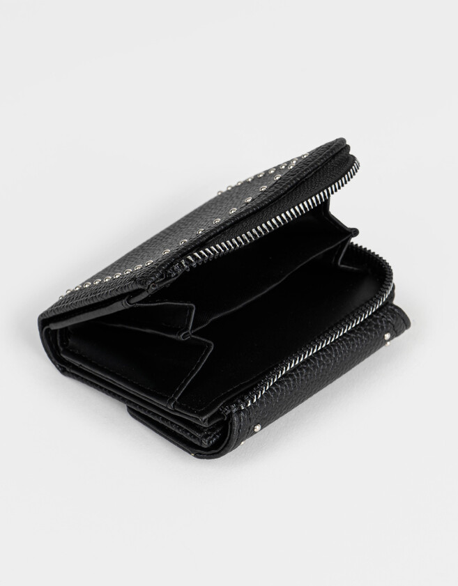 Billetera Billetera Con Tachas - Negro