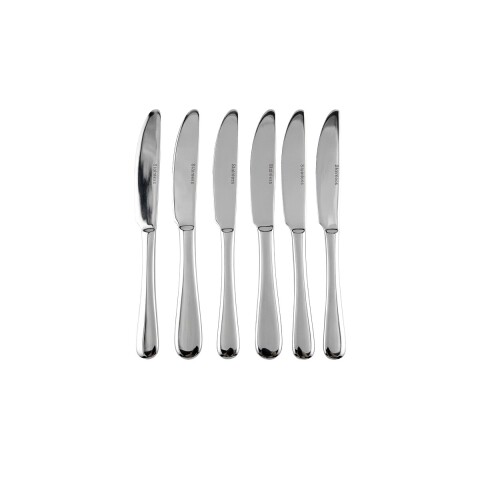 SET CUCHILLO PLATEADO 6PZAS Unica