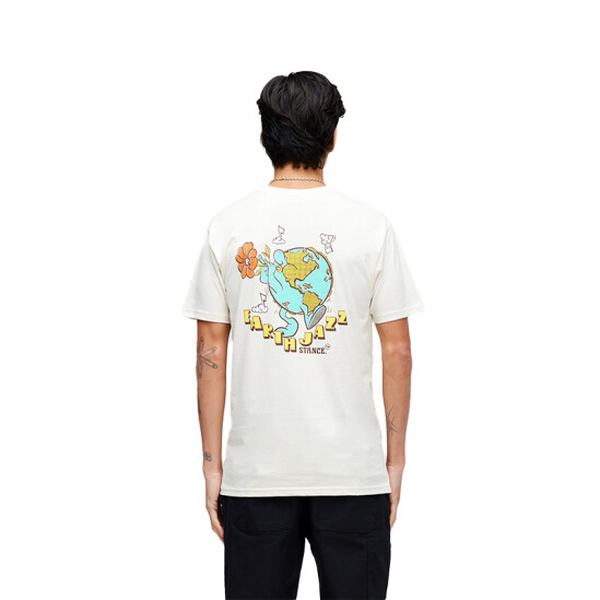 Remera Stance Earth Jazz Blanco