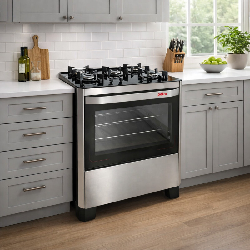 Cocina Petra Master Glass 5 Hornallas Color Negro Supergas Cocina Petra Master Glass 5 Hornallas Color Negro Supergas