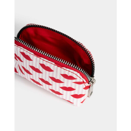 Monedero Cuerina Estampado Estampado Rayas