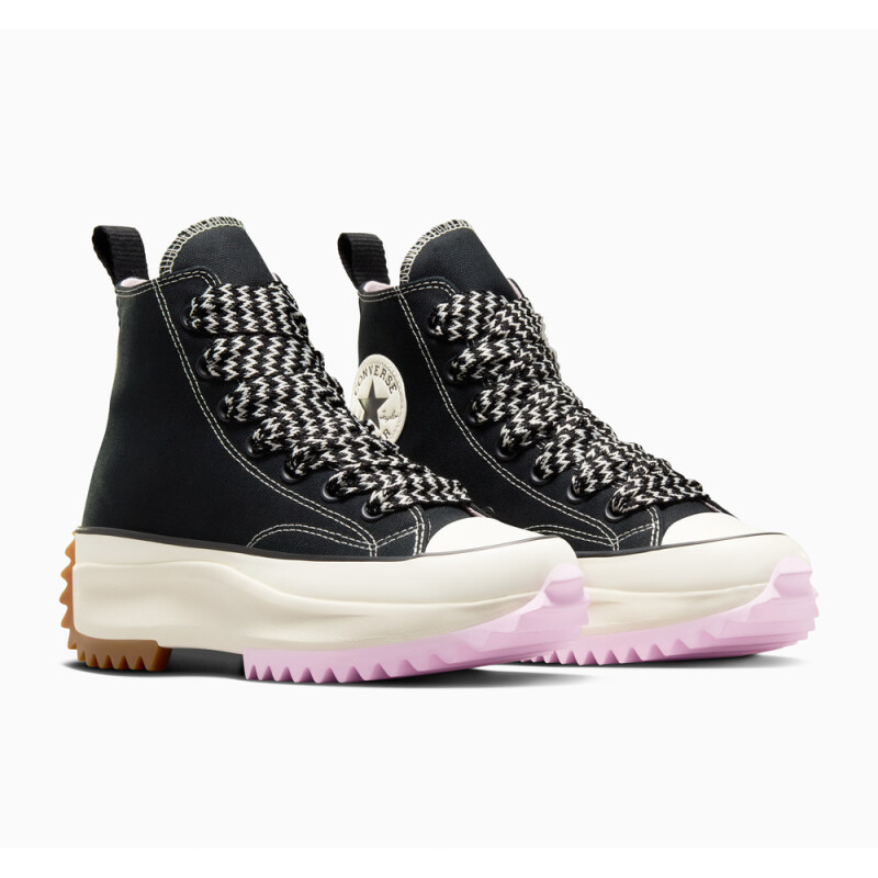RUN STAR HIKE HI BLACK/PINK FOAM/EGRET BLACK/PINK FOAM/EGRET