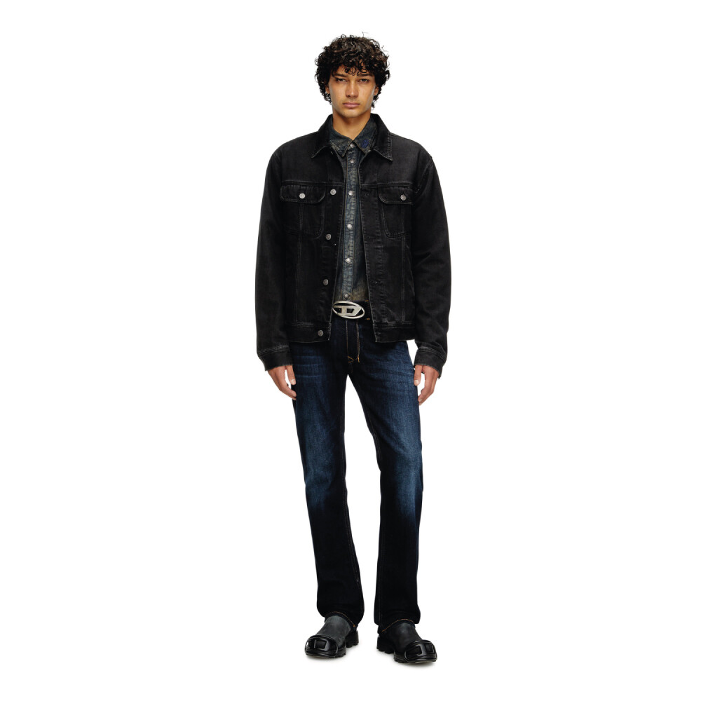 Jeans Urbano Para Hombre Regular Jeans - 1985 Larkee Azul Marino