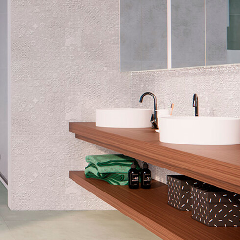 Porcelanato Beige Mate Decorado 60X120Cm Piso GAMAS DE BEIGE