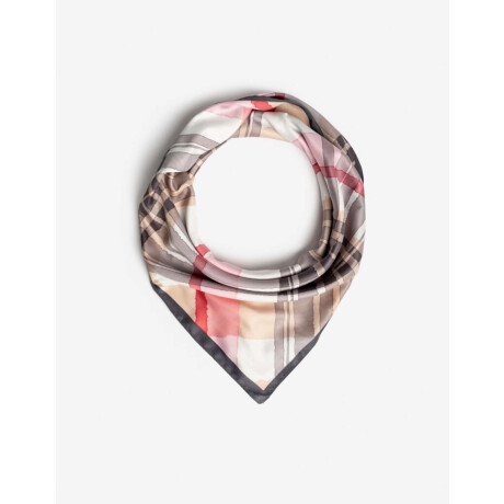 Pañuelo De Material Reciclado Escocés Combinacion Multicolor