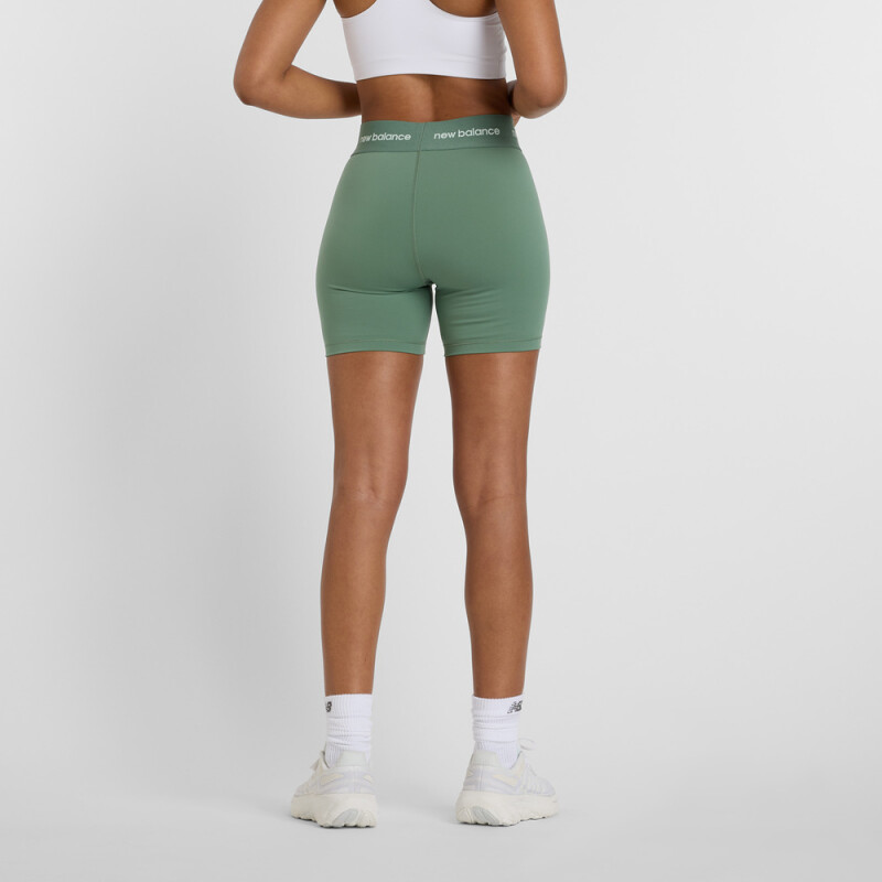 Short Running Sleek High Rise Sport 5 Mujer Green