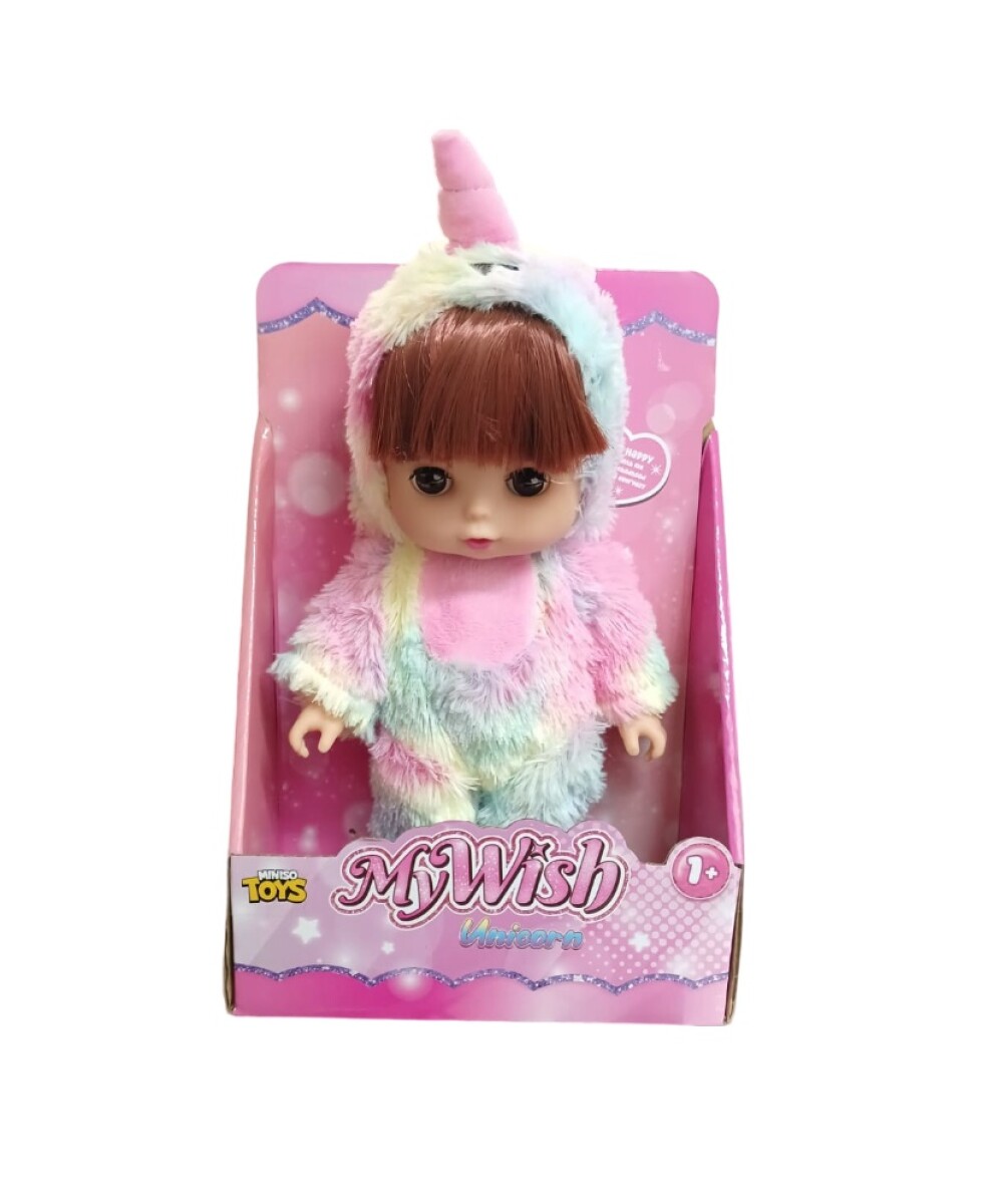 Muñeca con pijama - multicolor 