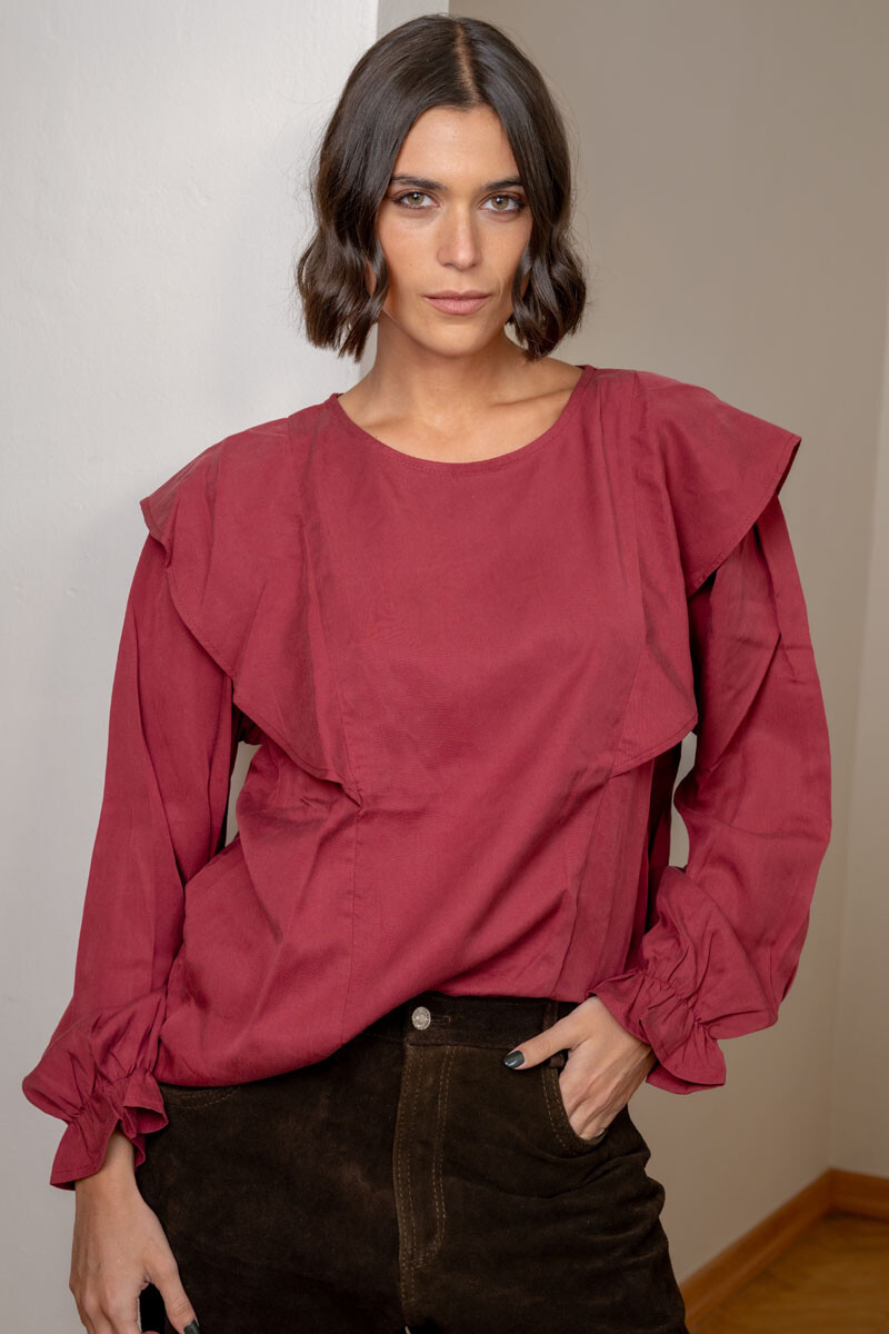 Blusa pauli - Bordeaux 