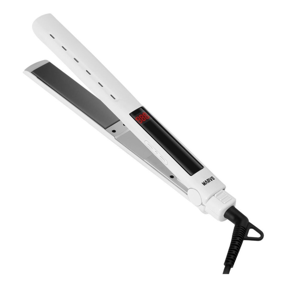 Planchita Pelo Marvo Plancha Alisador Cabello Titanio Led - Variante Color Blanco 