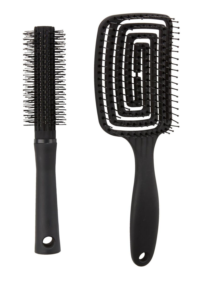 Cepillo pelo HALLERNA negro variado 