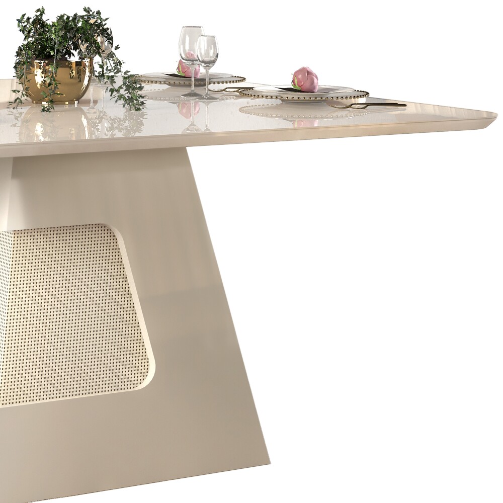 Mesa de Comedor Dala Blanco/Blanco
