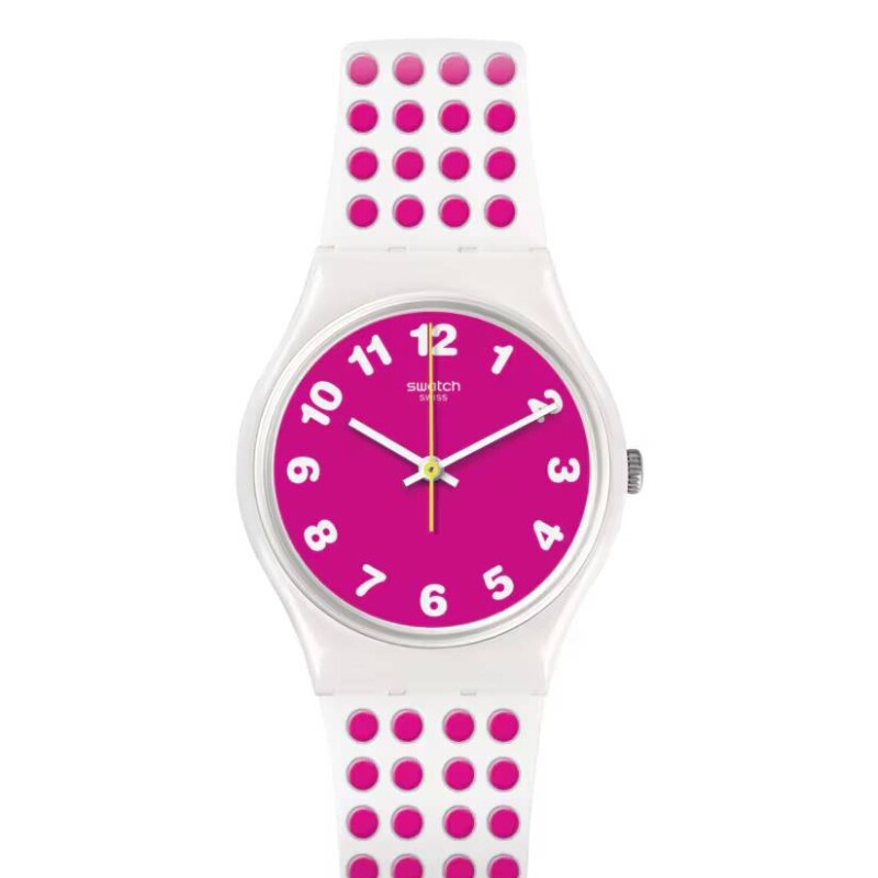 Reloj Swatch GW190 Pinkdots para mujer Rosa