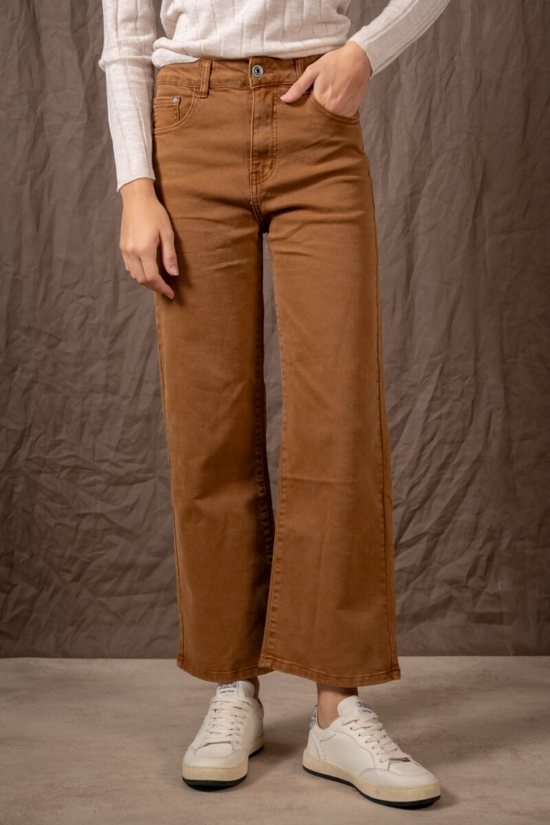 Pantalón Denim - Ocre 