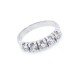 Anillo oro 18k blanco y brillantes Anillo oro 18k blanco y brillantes