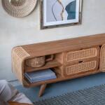 APARADOR 120x39x50CM MDF/RATTAN APARADOR 120x39x50CM MDF/RATTAN