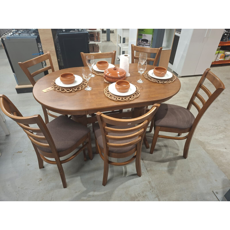 Juego de comedor 6 sillas Sandy Juego de comedor 6 sillas Sandy