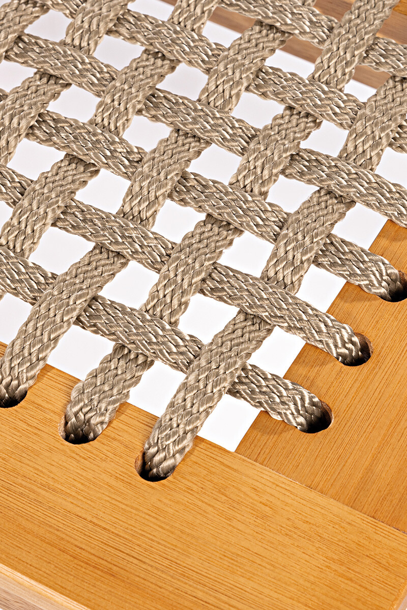 TRACO BANCO BANCO TRACO CUERDA RAMI 140x37x43CM JATOBA