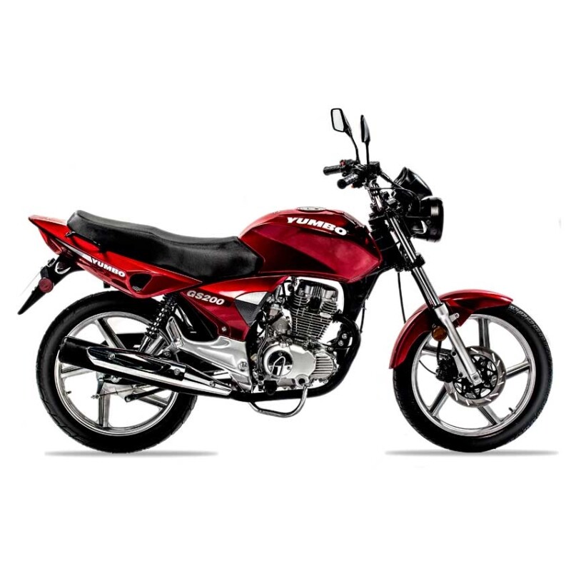 Moto Yumbo Calle Gs200 Iii Led Rojo