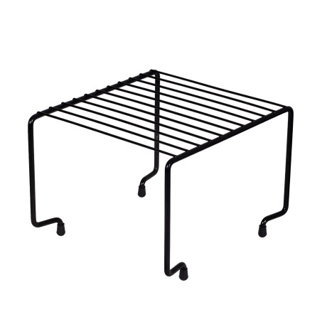 ORGANIZADOR SMALL ACERO NEGRO P/ARMARIO APILABLE