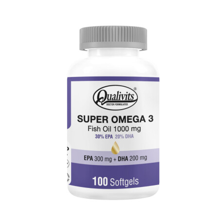 Super Omega 3 Qualivits 100 Cápsulas Blandas Super Omega 3 Qualivits 100 Cápsulas Blandas