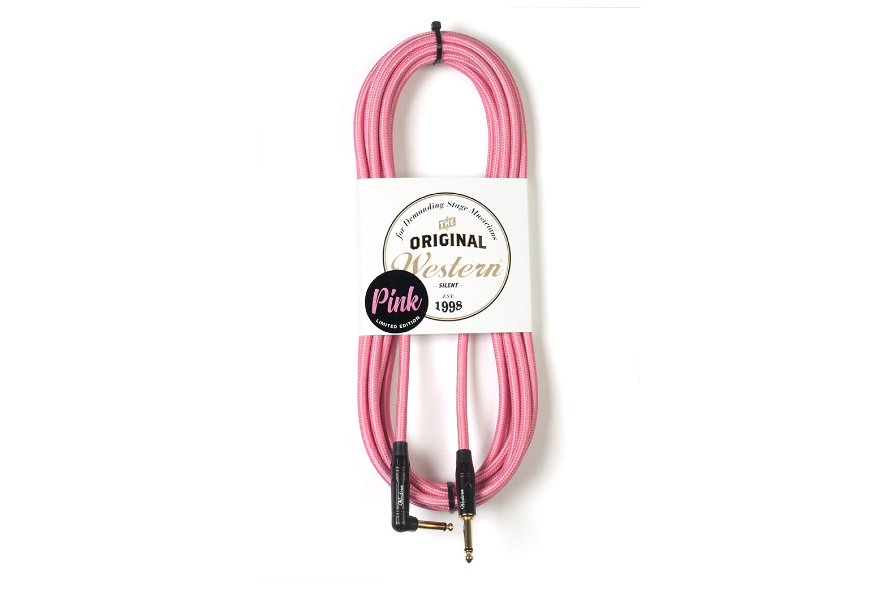 Cable Western silencioso Plug Mono 3 mts Recto- Angular 