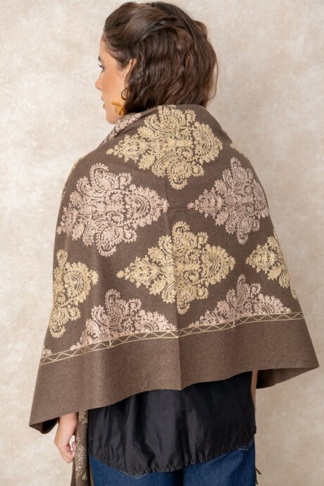 PASHMINA SIBILA Chocolate