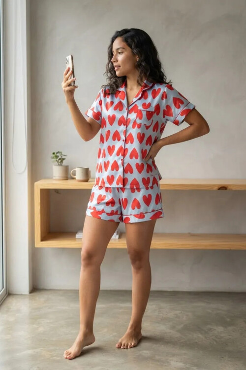 Pijama Oreiro Celeste