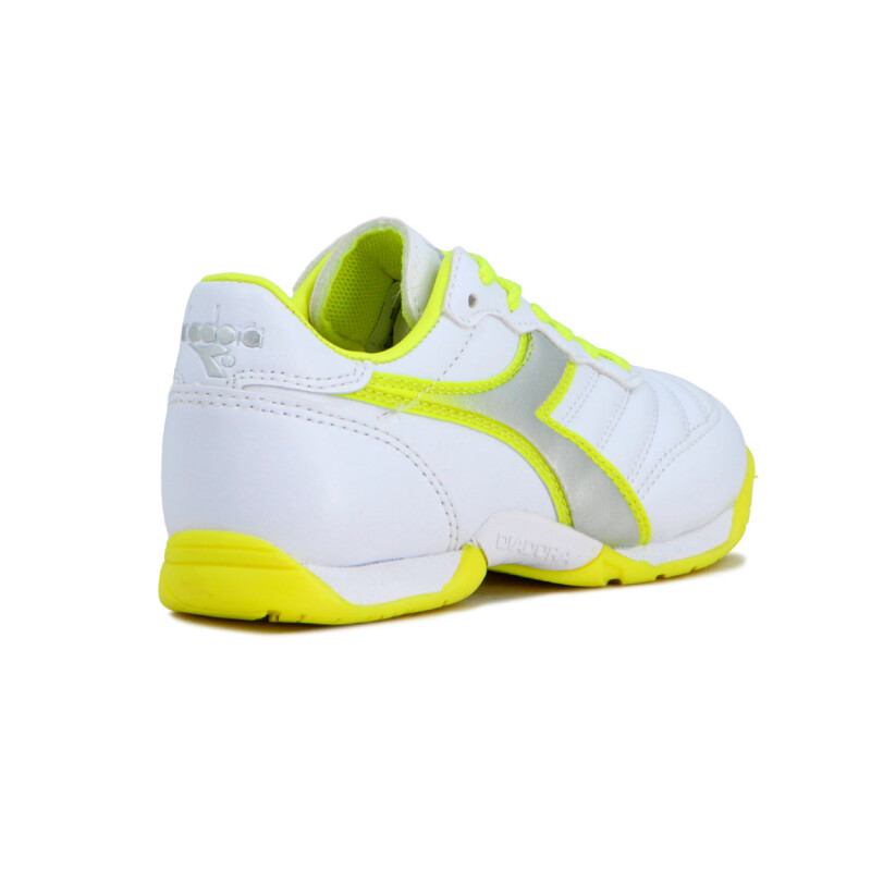 Zapato Fútbol Goal Indoor Diadora Hombre Blanco-amarillo