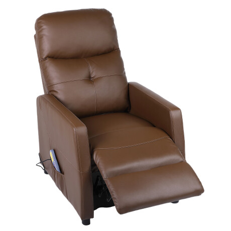 Sillon reclinable 1 cuerpo con masajeador y calefaccion - Marrón Sillon reclinable 1 cuerpo con masajeador y calefaccion - Marrón