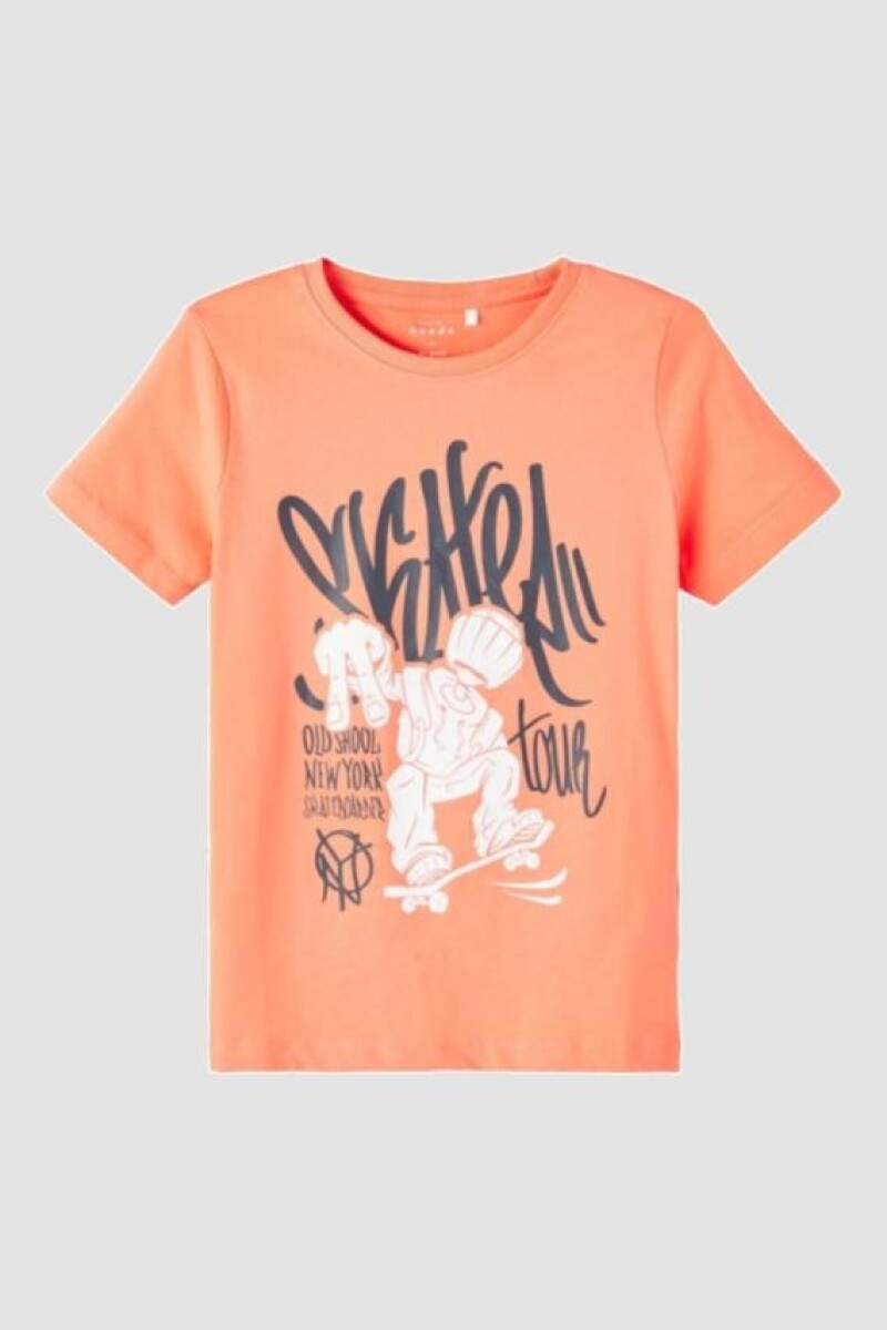 Camiseta Manga Corta - Peach Echo 